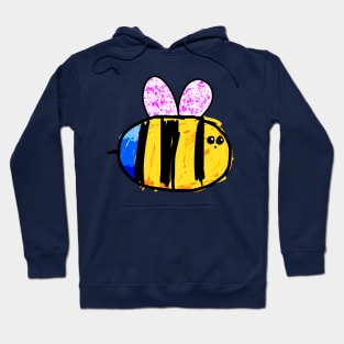 Blue Banded Bee AKA Blue Bum Bee Hoodie